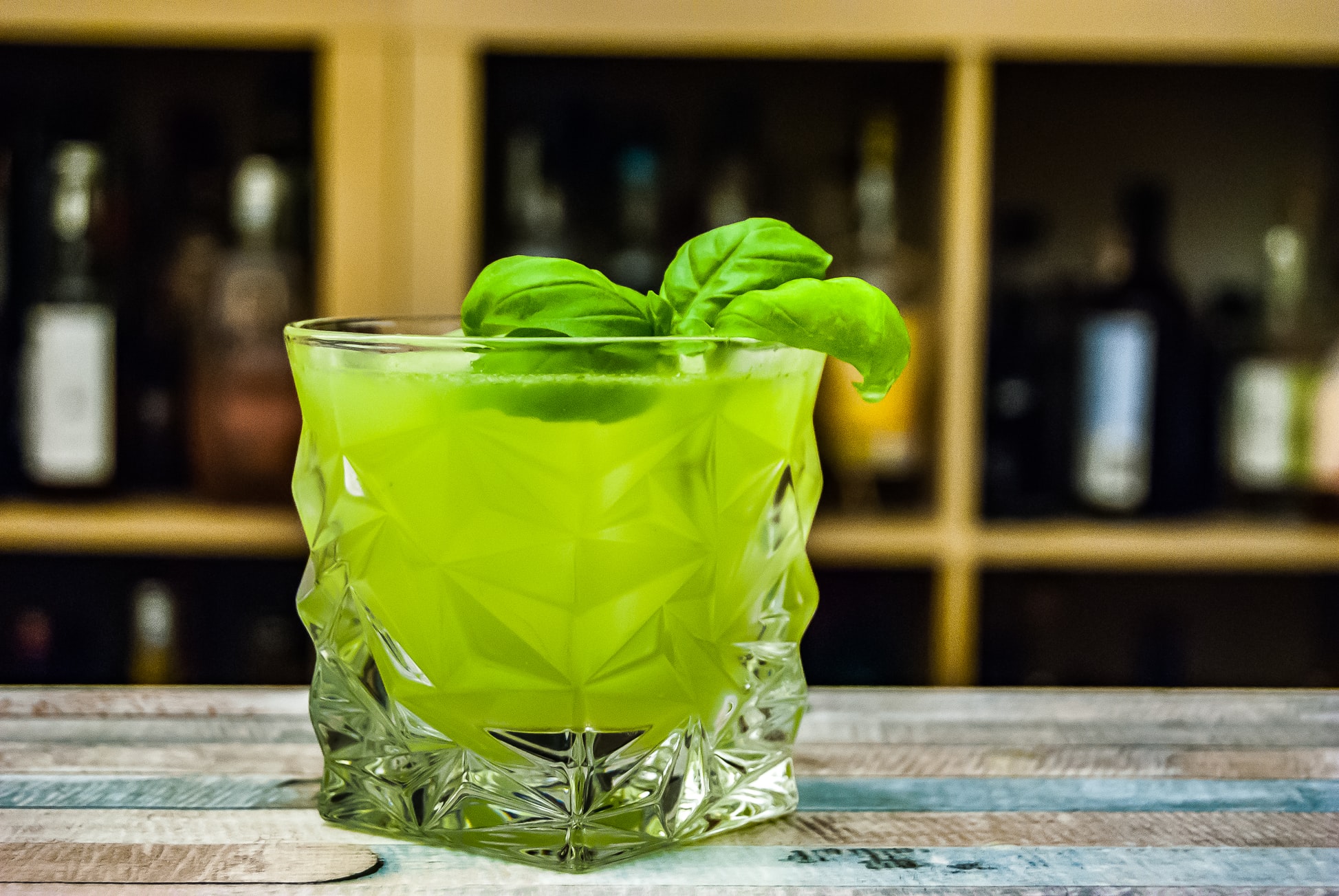 Gin-Basil Smash St. Patrick's Day drinks