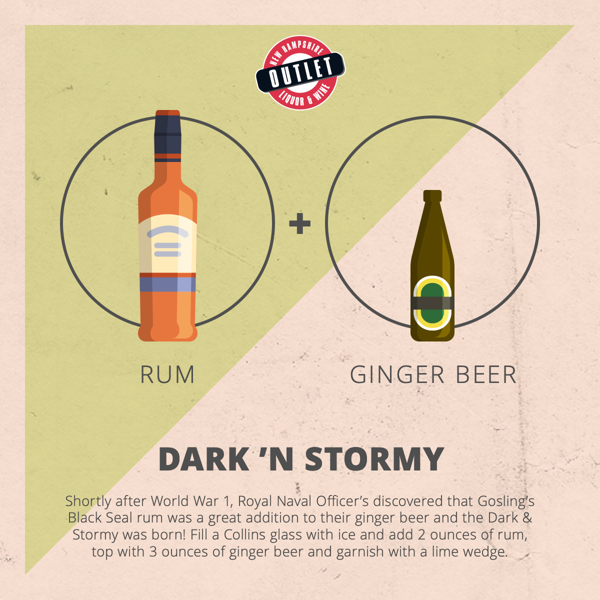 Easy-to-Make Cocktails At Home dark 'n stormy